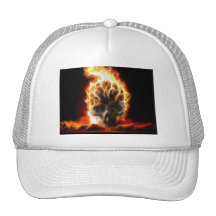 Skull Atomic Bomb Trucker Hats