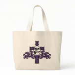 skull tote bag