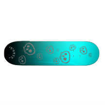Skull -Blue Skateboards