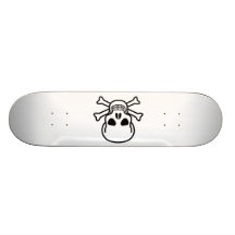 Skull board skate decks