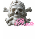 Skull & Bones Pirate Skeleton Girl Tank Top Women t-shirts