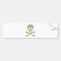 Skull Bumper Sticker