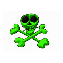 skull business card templates