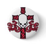 skull button