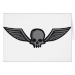 skull card