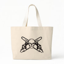 Skull & Chainsaws Tote Bags