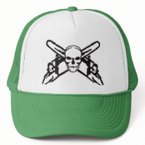 Skull & Chainsaws Mesh Hats