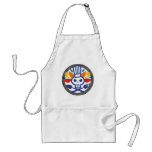 Skull chef utensils crossbones kitchen apron