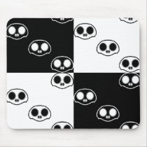 Skull Chequered MousePad