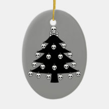 Skull Christmas Tree Christmas Tree Ornaments