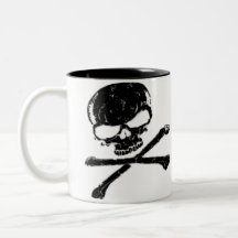 skull coffee mug