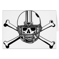Skull & Cross Bones Football Player Cards