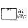 Skull & cross bones custom photo card
