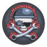 Skull & Cross Wrenches stickers