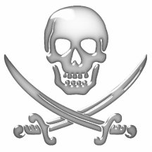 Skull & Crossbones - Jolly Roger Cut Outs