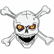 Skull & Crossbones Photo Cutouts