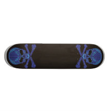 Skull & Crossbones Skateboard