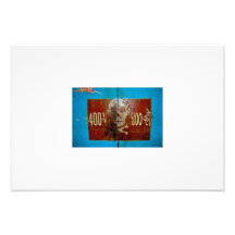 Skull & Crossbones Warning Sign Photo Print