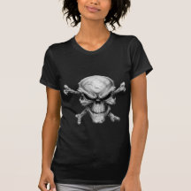 Skull Crossed Bones Camisetas