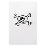 skull - crossed bones custom stationery