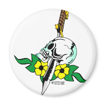 Skull & Dagger Old Skool Tattoo