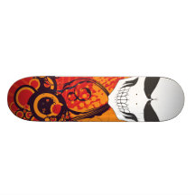 Skull deck skate board decks