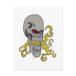 Skull Demon Art Postcard