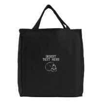 Skull Embroidered Bag
