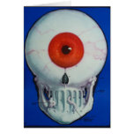 Skull Eyeball Card