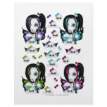 skull Faery cutout letterhead