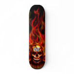 Skull Fire Skate Deck