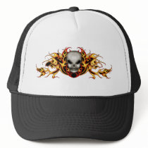 Skull Flames Hat