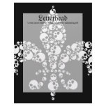 Skull Fleur De Lis letterhead