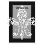 Skull Fleur De Lis stationery