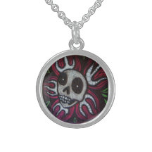 Skull Flower Necklace