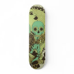 Skull Flower Skateboard