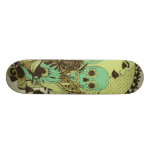 Skull Flower Skateboard