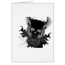 Skull Gear Greeting Card