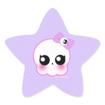 Skull Girl Sticker stickers