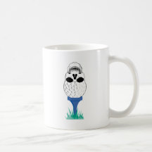 Skull Golf Coffee Mug