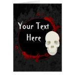 Skull Greeting Card