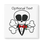 Skull Groom Fully Customizable magnets