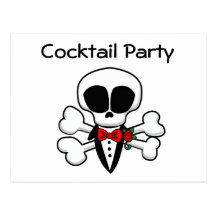 Skull Groom Fully Customizable Postcards