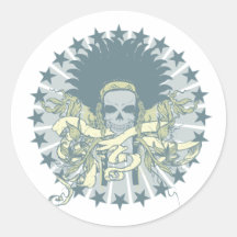 Skull Headdress Sticker