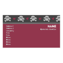 Skull Heart TEMPLATE Business Card Templates