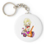 Skull Hot Rod Keychains