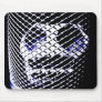 skull in a cage mouse mat