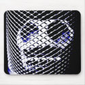 skull in a cage mousepads