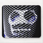 skull in a cage mousepads