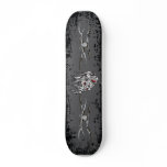 Skull in Flames Skate Boards